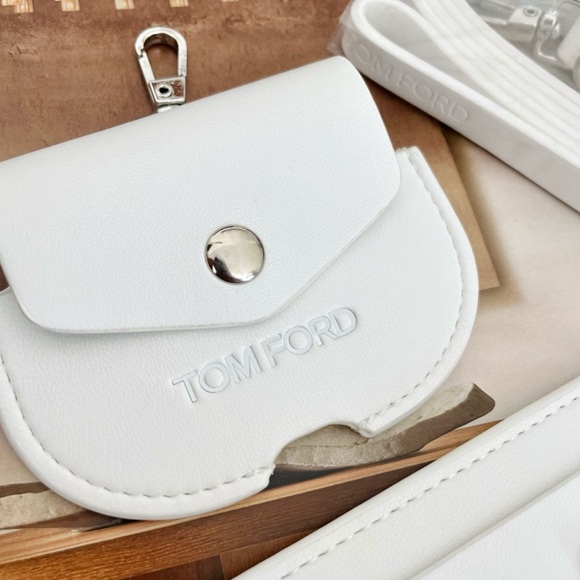 Tom Ford AirPod Bag + Card Case with Neck Strap - Picture 2 of 7